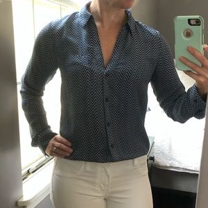 The Limited chevron blouse